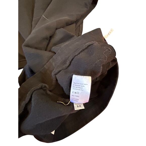 FLINT AND TINDER Huckberry Black French Terry Sweatpants Men's Size Medium - Picture 7 of 7